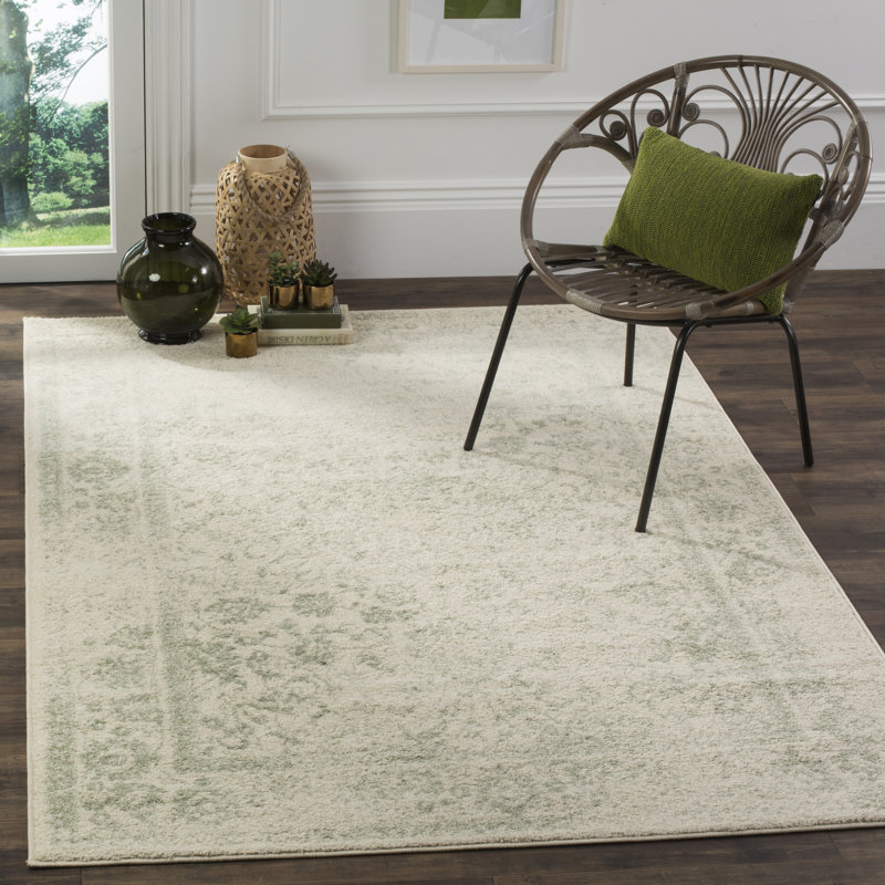 Laurel Foundry Modern Farmhouse Howton Ivory/Sage Area Rug & Reviews